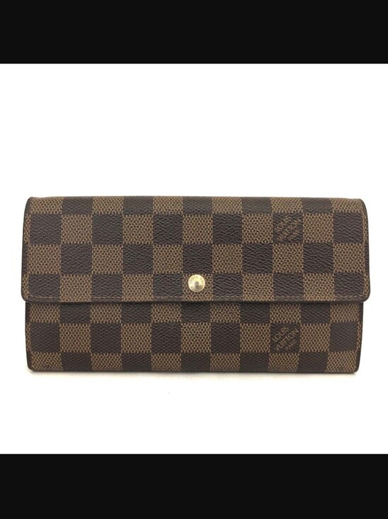 Louis Vuitton Handbags - Louis Vuitton Damier Ebene Brown Sarah Wallet